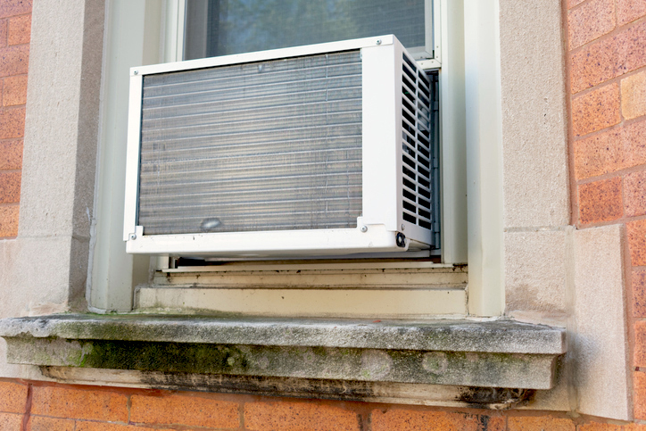 img alt : While window AC units offer savings, they're difficult to move from room to room. But Portable AC units also have efficiency problems. Find out which one offers the best deal.